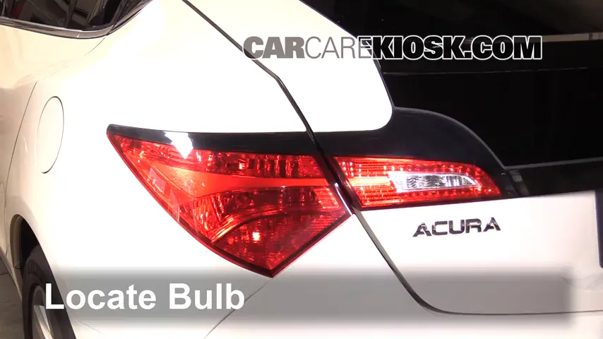 2010 Acura ZDX 3.7L V6 Éclairage Feux de position arrière (remplacer ampoule)